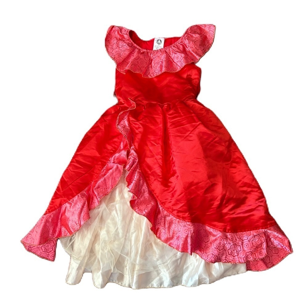 Disney Store Princess Elena of Avalor Dress Costume Sz 5/6 Bippity Boppity